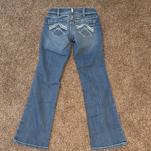 Ariat Blue Boot Cut Jeans with Classic Style - Picture 4 of 8